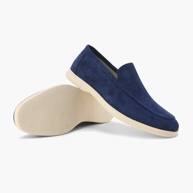 Men's Orthopedic Suede Loafers | Classic Wide Fit Slip-On Comfort Shoes - Image 11