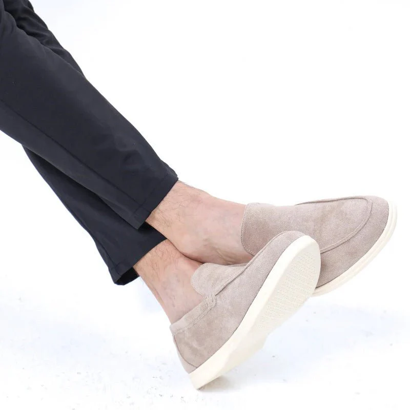 Men's Orthopedic Suede Loafers | Classic Wide Fit Slip-On Comfort Shoes - Image 25