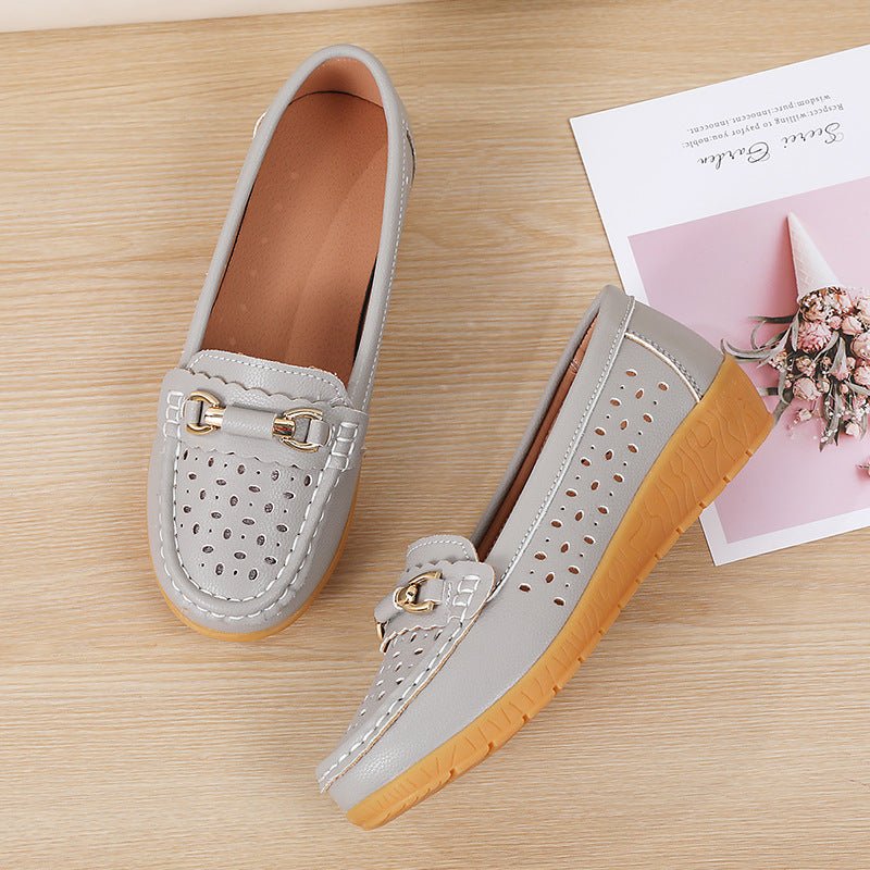 Women's Orthopedic Perforated Loafers | Breathable Slip-On Moccasins - Image 5