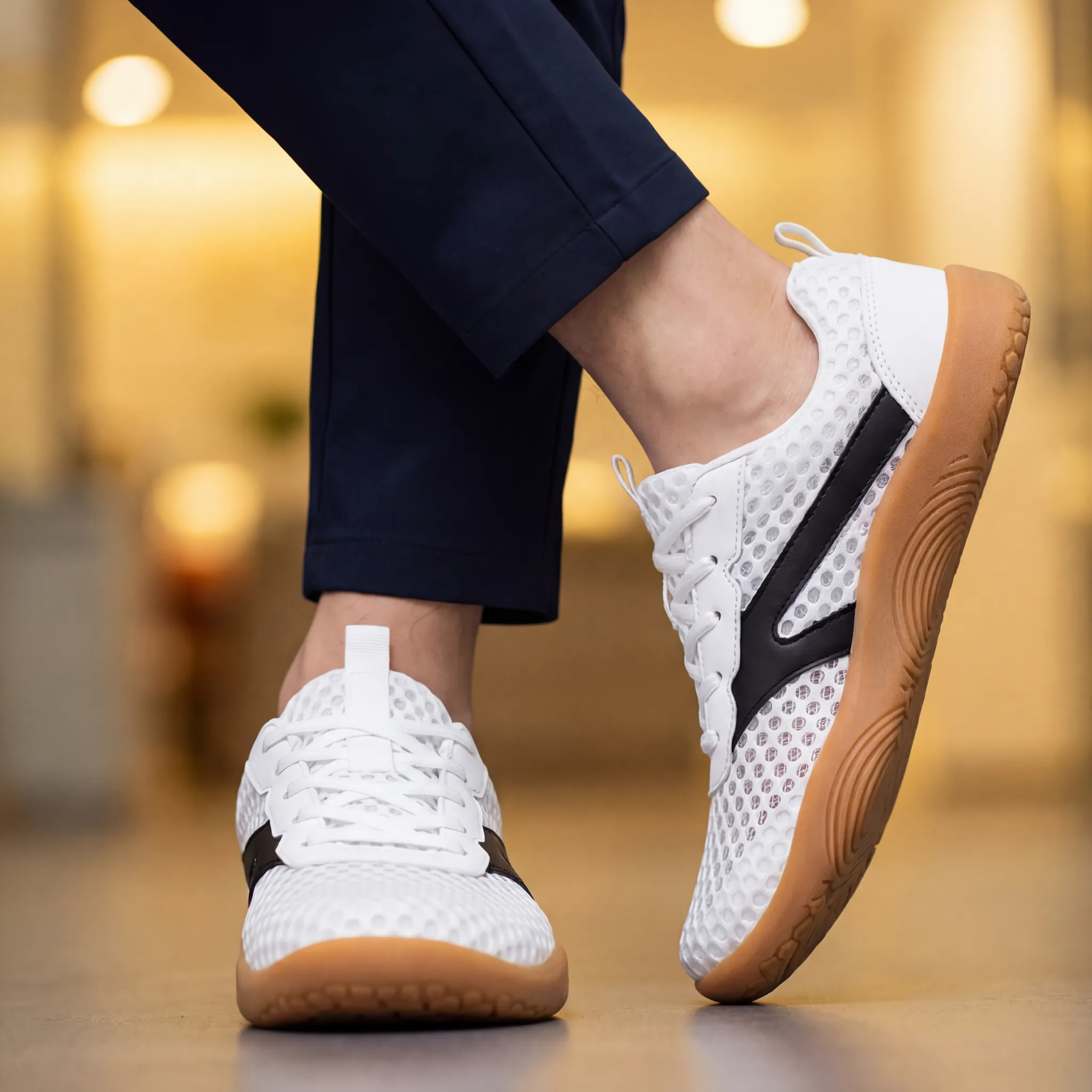 Men’s Wide Fit Walking Trainers – Lightweight Breathable Mesh, Natural Support - Image 8