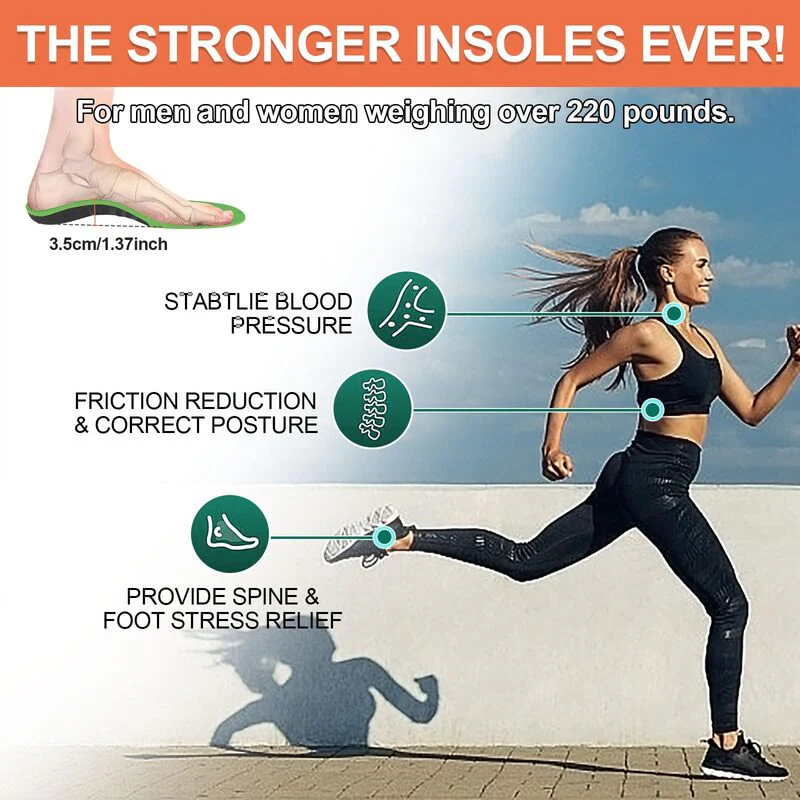 Orthopedic Arch Support Insoles for Flat Feet & Foot Alignment - Image 7