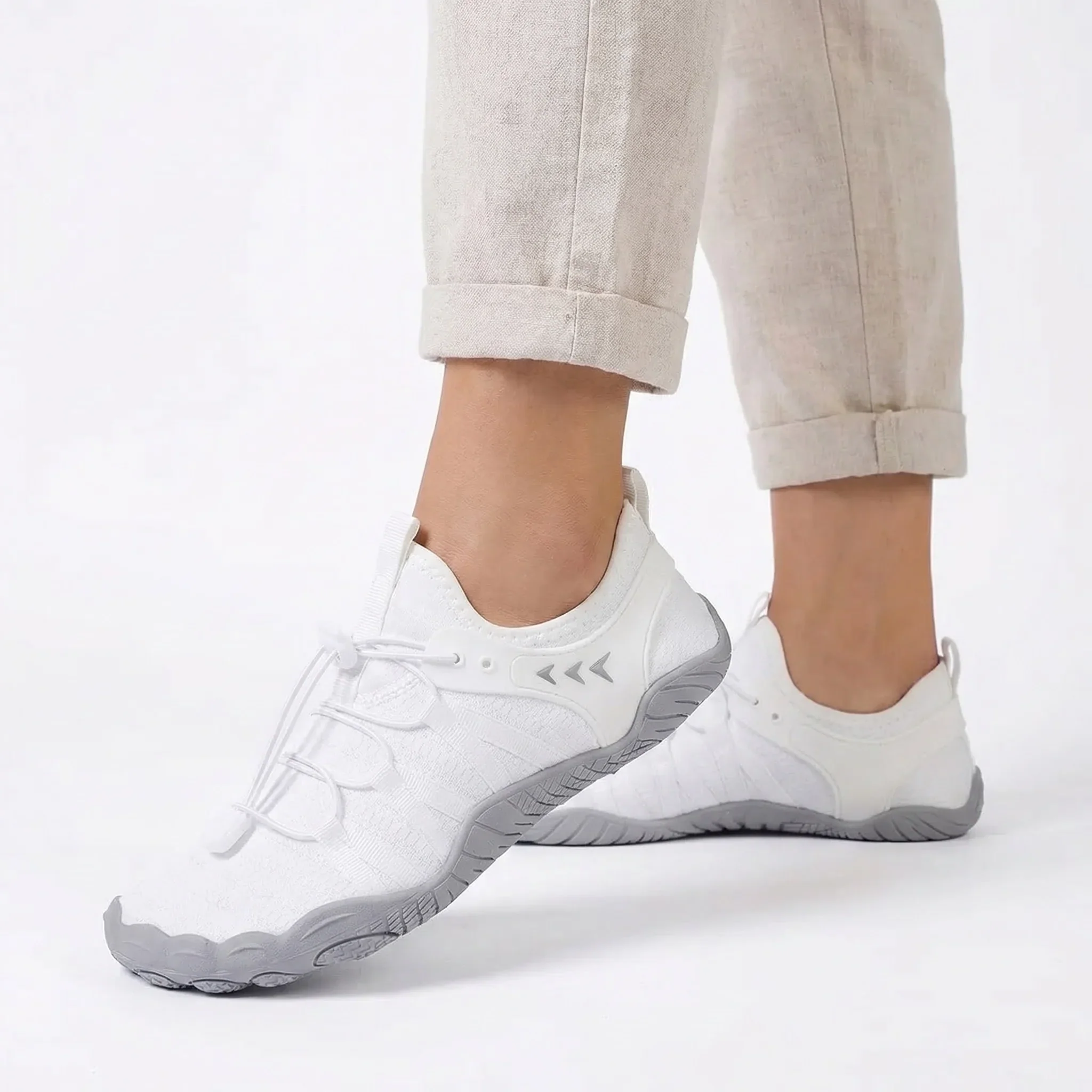 Slip-On Walking Shoes – Orthopedic Wide Toe Box, Zero Drop, Quick-Dry Comfort (Unisex) - Image 9