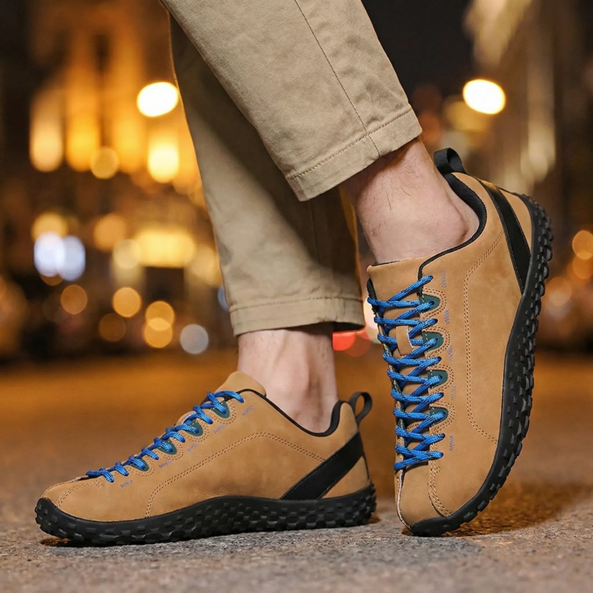 Unisex Orthopedic Barefoot Trainers with Wide Toe Box – Suede Comfort Walking Shoes - Image 18