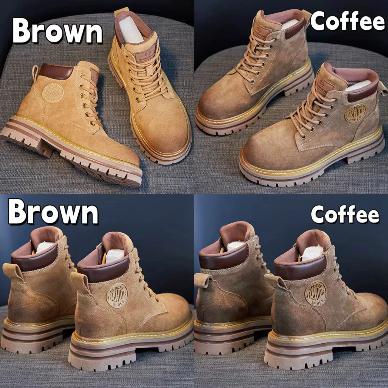 Unisex Waterproof Walking Boots – Warm, Durable Hiking Ankle Shoes - Image 16