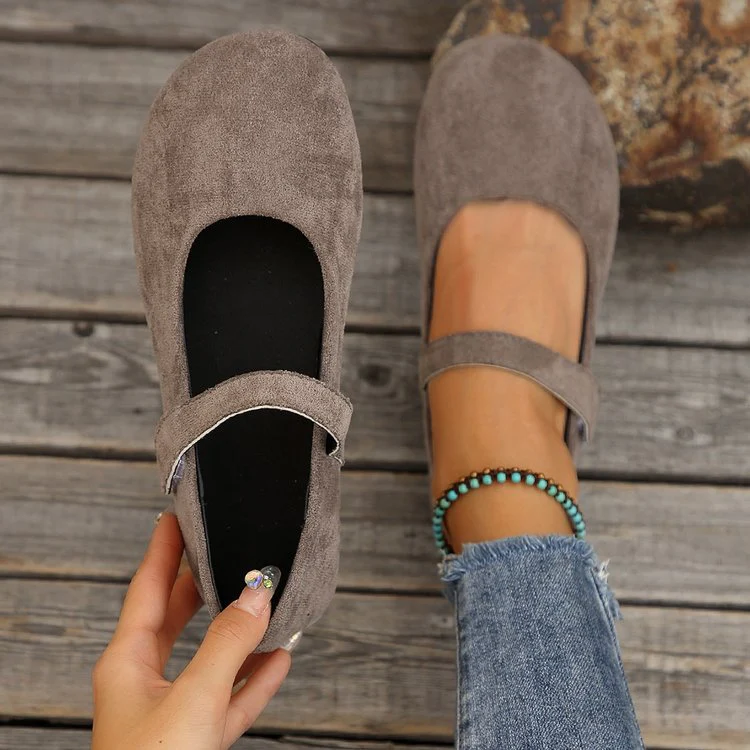 Women’s Wide Fit Orthopedic Mary Jane Flats – All-Day Comfort Shoes - Image 9
