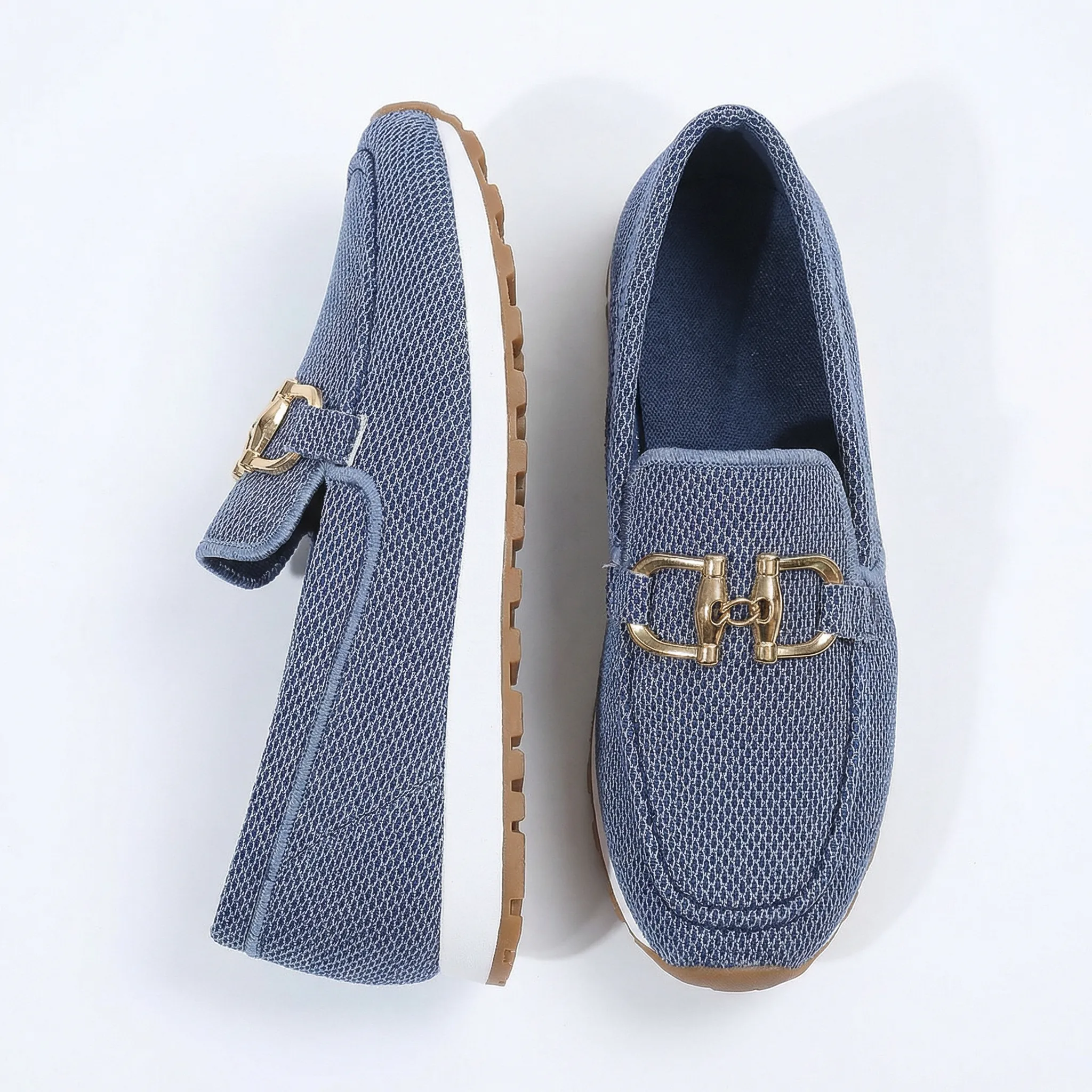 Womens Orthopaedic Loafers Extra Wide Mesh Slip On Walking Shoes - Image 5