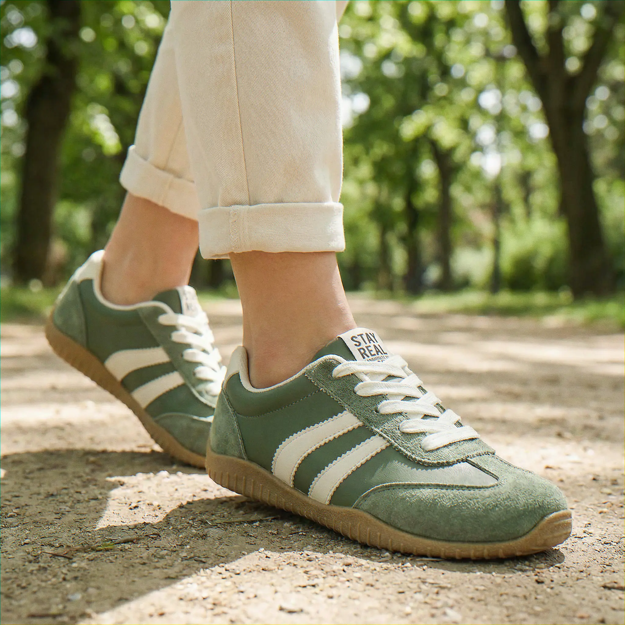 Womens Orthopaedic Wide Fit Trainers Lace Up Arch Support Retro Casual Shoes - Image 23